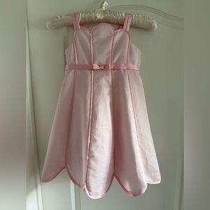 Biscotti Pink Scalloped Dress